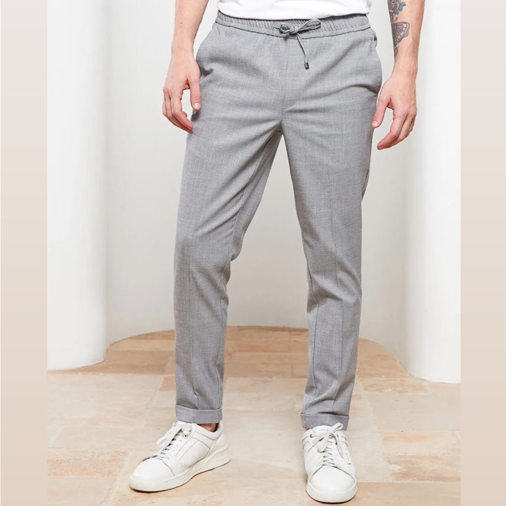 LCW Vision Cropped Slim Fit Gray Pants Men’s Size 2XL